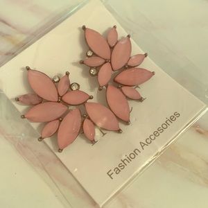 Sparking pink earrings